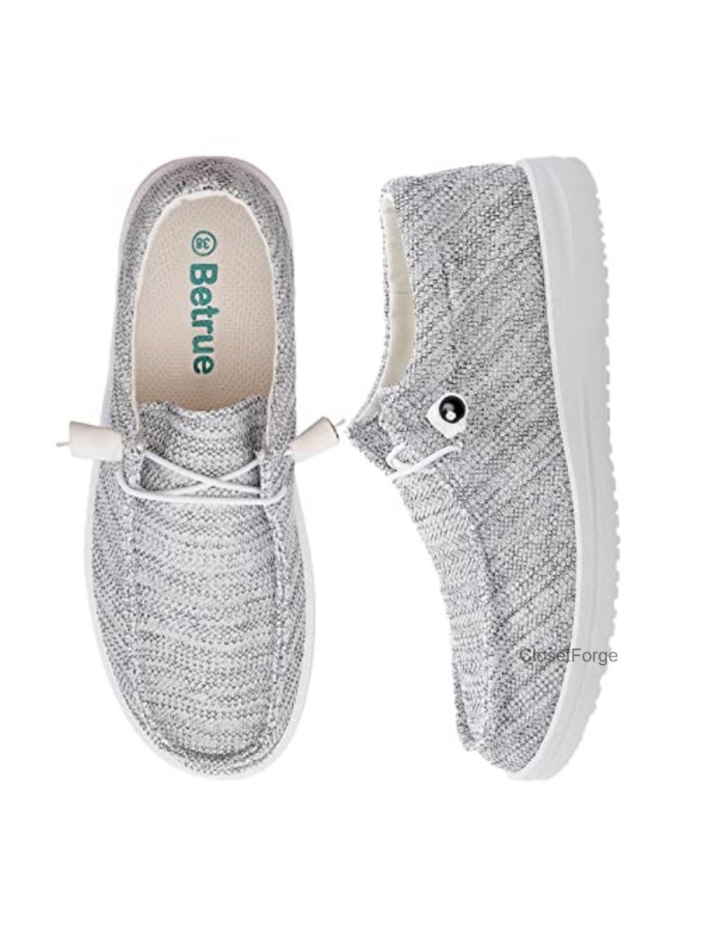 Women's Canvas Boat Shoes Loafers Lightweight Breathable Slip On